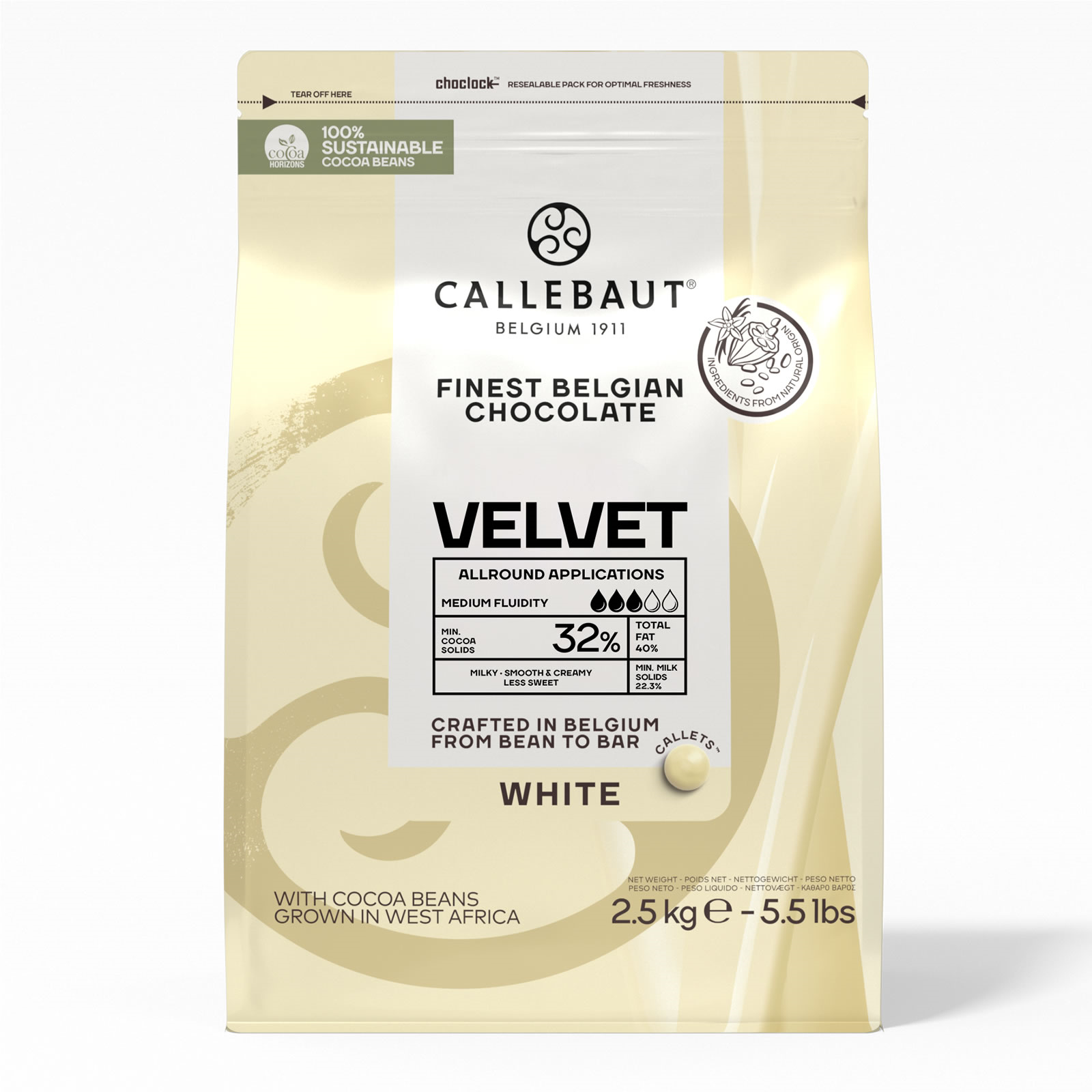 Callebaut White Chocolate Velvet
